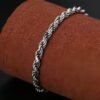 Double Dorje Buckle Bracelet in 925 Sterling Silver Double Dorje Buckle Bracelet in 925 Sterling Silver