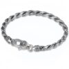 Double Dorje Buckle Bracelet in 925 Sterling Silver Double Dorje Buckle Bracelet in 925 Sterling Silver