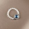 Pearl and Chalcedony Chain Bracelet Pearl and Chalcedony Chain Bracelet - 6