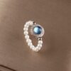 Pearl and Chalcedony Chain Bracelet Pearl and Chalcedony Chain Bracelet - 7