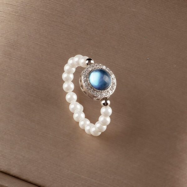 Pearl and Chalcedony Chain Bracelet Pearl and Chalcedony Chain Bracelet - 7