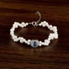 Pearl and Chalcedony Chain Bracelet Pearl and Chalcedony Chain Bracelet - 4