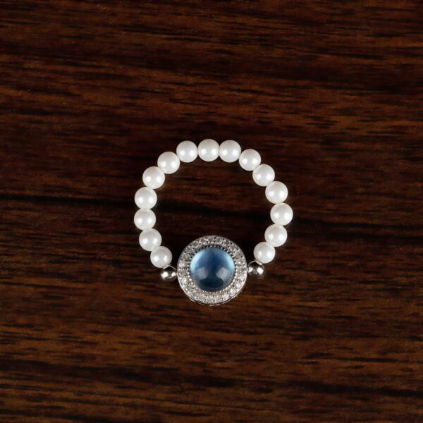Pearl and Chalcedony Chain Bracelet Pearl and Chalcedony Chain Bracelet - 5