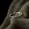 Polished Wave Band Ring in Sterling Silver Polished Wave Band Ring in Sterling Silver - 4