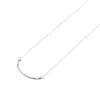 Adjustable Curved Pendant Necklace in Sterling Silver Adjustable Curved Pendant Necklace in Sterling Silver - 5