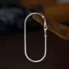 Flexible Snake Chain Bracelet with Lobster Clasp Flexible Snake Chain Bracelet with Lobster Clasp - 2