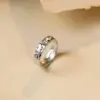 Crinkled Texture Band Ring in Sterling Silver Crinkled Texture Band Ring in Sterling Silver - 2