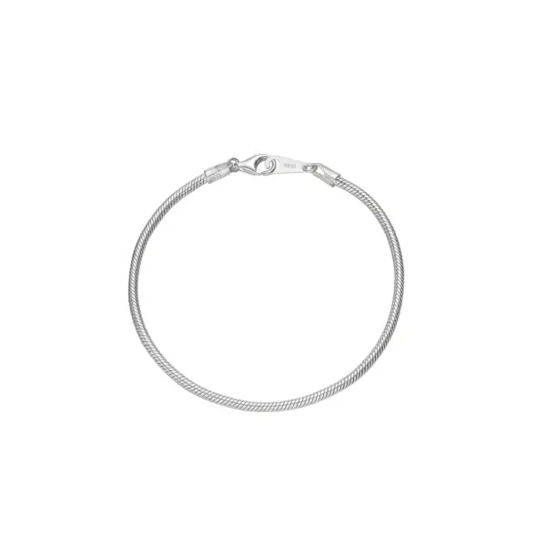 Snake Chain Bracelet in Sterling Silver Snake Chain Bracelet in Sterling Silver - 5