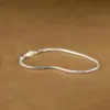 Snake Chain Bracelet in Sterling Silver - 1