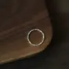 Slim Hammered Closed Band Ring Slim Hammered Closed Band Ring - 2