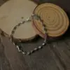Ring Clasp Chain Bracelet in Sterling Silver - 1