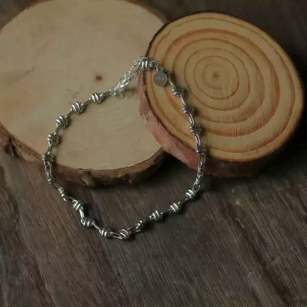 Ring Clasp Chain Bracelet in Sterling Silver Ring Clasp Chain Bracelet in Sterling Silver - 1