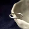 Fish-Pattern Silver-Tone Slim Band Ring Fish-Pattern Silver-Tone Slim Band Ring - 1