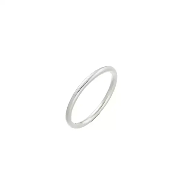 Sandblasted Matte Band Ring in Sterling Silver Sandblasted Matte Band Ring in Sterling Silver - 5