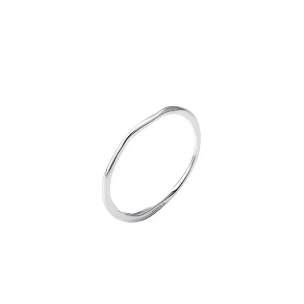 Irregular Polished Ring in Sterling Silver Irregular Polished Ring in Sterling Silver - 5