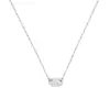 Hammered Oval Pendant Necklace Hammered Oval Pendant Necklace - 5