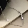 Geometric Line Pendant Necklace in Sterling Silver Geometric Line Pendant Necklace in Sterling Silver - 2