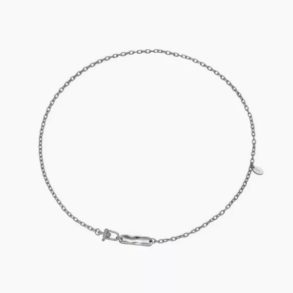 Geometric Line Pendant Necklace in Sterling Silver Geometric Line Pendant Necklace in Sterling Silver - 5