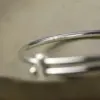 Adjustable Polished Open Bangle in 999 Silver Adjustable Polished Open Bangle in 999 Silver - 4