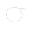 Spaced-Bead Fine Link Bracelet in Sterling Silver - 5