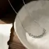 Adjustable Ripple Pendant Necklace in Sterling Silver Adjustable Ripple Pendant Necklace in Sterling Silver - 2
